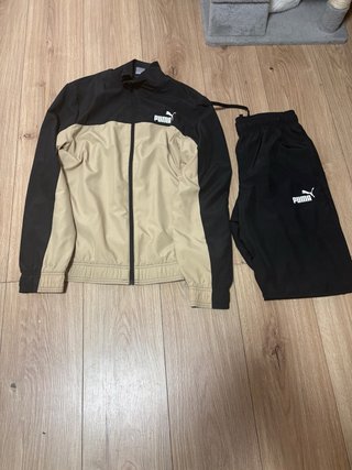 Conjunto Puma Negro y Beige