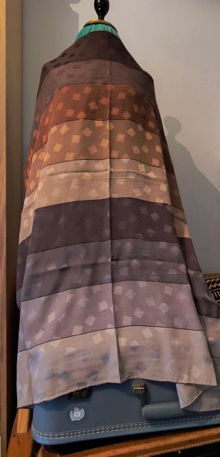 PAÑUELO,FULAR SEDA PERTEGAZ.VINTAGE.
