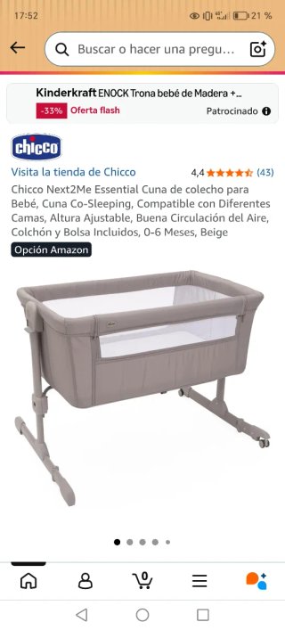 Cuna colecho chicco