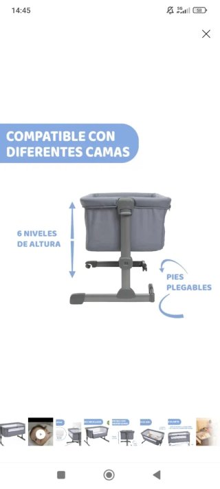 Cuna colecho chicco
