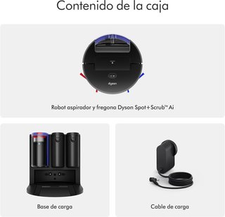 Robot Aspirador y Fregona Dyson Spot+Scrub AI