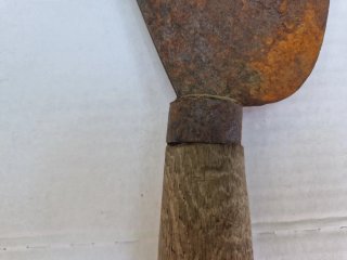 Cuchillo antiguo carnicero vintage