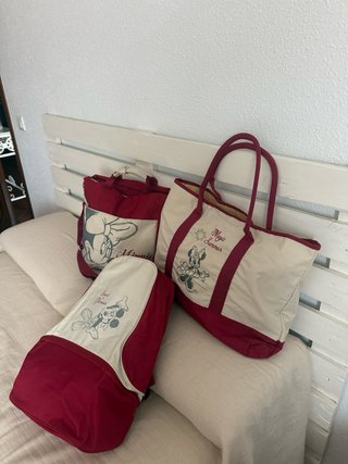 Pack Disney Minnie: Mochila, Bolso y Tote Bag