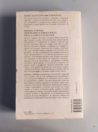 Dizionario Etimologico della Lingua Italiana