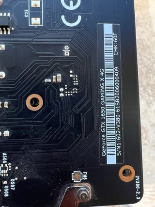 Tarjeta Gráfica MSI GTX 1650