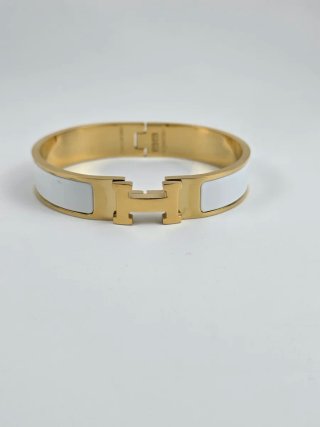 Bracciale Hermes H Clic Oro Bianco