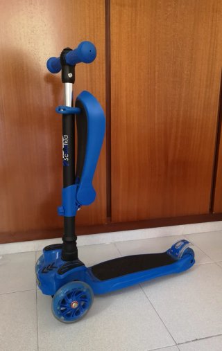 Monopatín infantil 3 en 1 azul