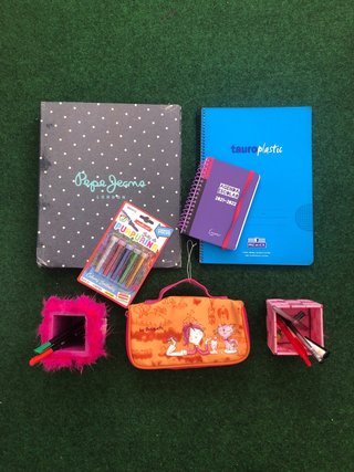 Lote material escolar Pepe Jeans, Tauroplastic