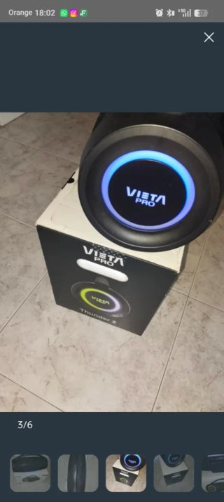 Altavoz Vieta Pro Thunder 2 Negro