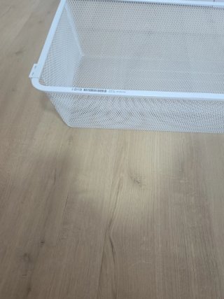 3 x Komplement. Cesta Rejilla Metálica Blanca Ikea