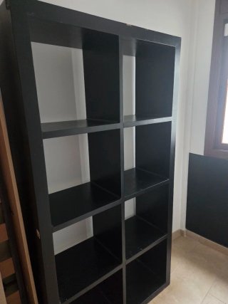 Estantería modular negra