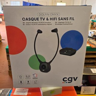 Cuffie Wireless CGV Dolfin Onyx TV/Hi-Fi