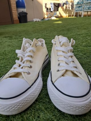 Converse Beige Talla 39 Mujer