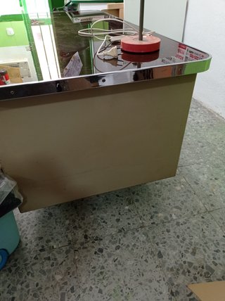 Mesa oficina vintage metal y madera