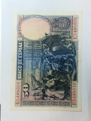 BILLETE 50 PESETAS 1928