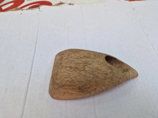 Zoqueta de segador vintage de madera