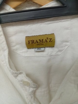 Camisa Sostenible 100% Algodón Premium FRAMA'Z 4xl