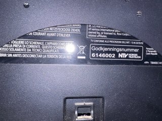 TV Panasonic Negra 32’