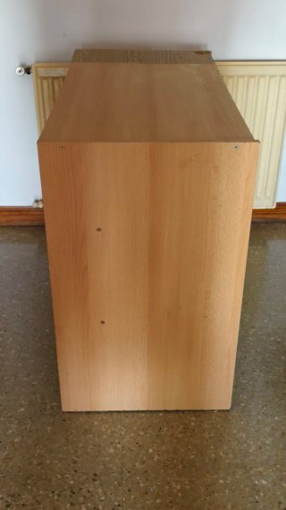 Mesa escritorio madera clara