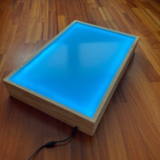 Mesa de luz de madera