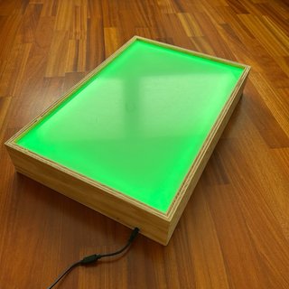 Mesa de luz de madera