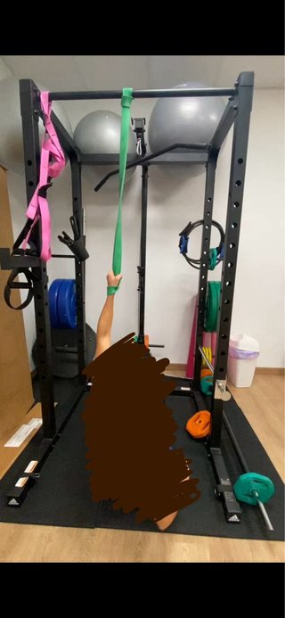 Rack de gimnasio . Jaula Adidas Home Rig
