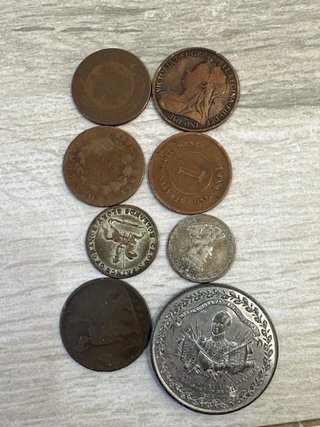 Monedas y medallas siglo XIX