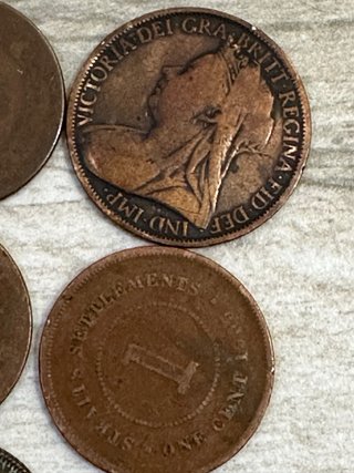 Monedas y medallas siglo XIX