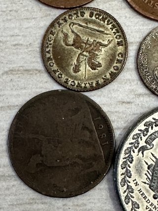 Monedas y medallas siglo XIX