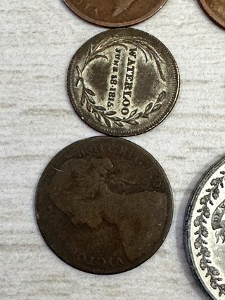 Monedas y medallas siglo XIX