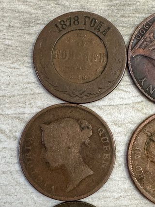 Monedas y medallas siglo XIX