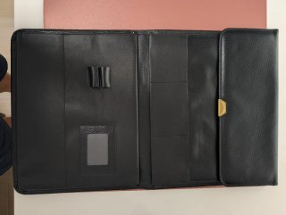 Cartera portadocumentos negra