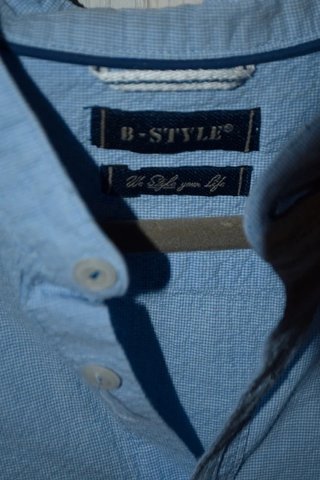 Camicia E-STYLE Azzurra Taglia M