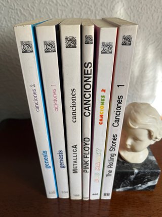 Lote libros música / letras en Inglés y Español