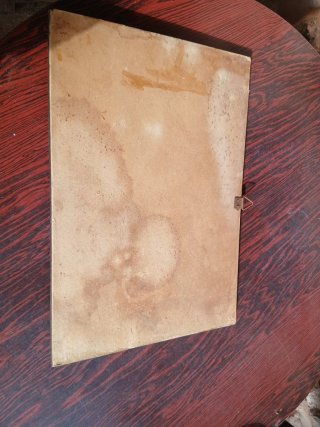 Cuadro de cobre con relieve de pez