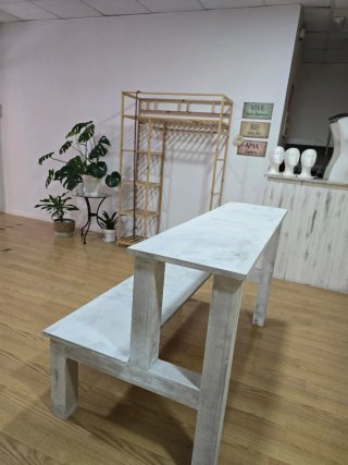 Expositor Comercial Madera Rústica
