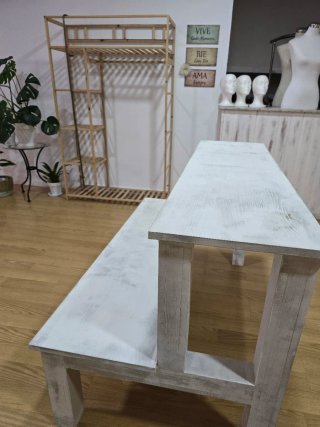 Expositor Comercial Madera Rústica