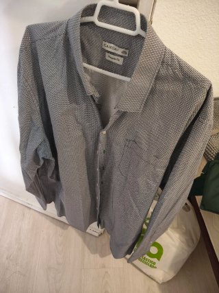 Camisa CANDA Regular Fit Gris XXL