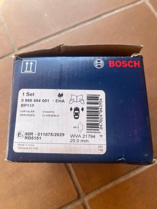 Pastillas de freno Bosch