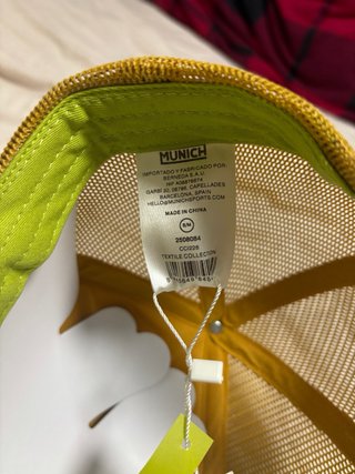 Gorra Munich Naranja y Azul