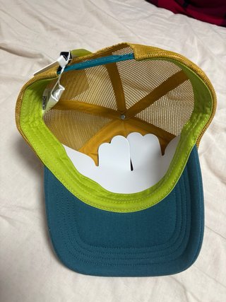 Gorra Munich Naranja y Azul