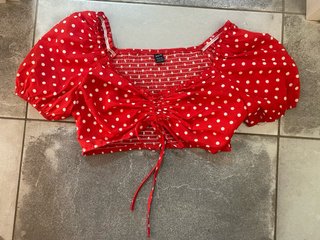 Top corto Shein a pois Tg. L