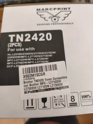 Tóner Marcprint TN2420 Negro (2uds)