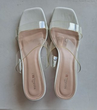 Sandalias Marquiiz Tiras Cristal Blancas