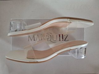 Sandalias Marquiiz Tiras Cristal Blancas