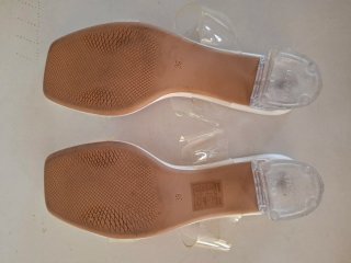 Sandalias Marquiiz Tiras Cristal Blancas
