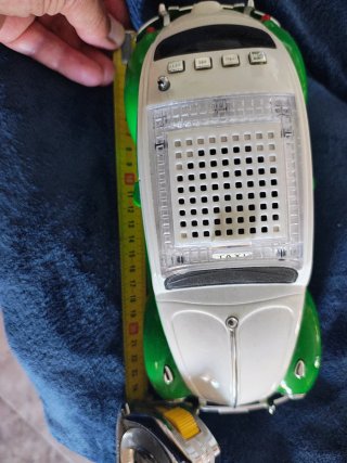 Radio sveglia cassa Bluetooth verde/bianca