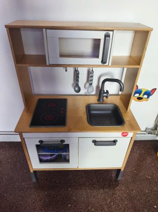 Cocina de madera Ikea