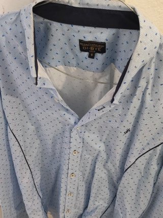 Camisa DI-BYE Hombre Azul Talla M