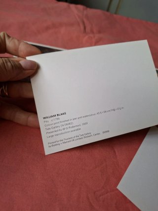 Lote 4 Postales William Blake
